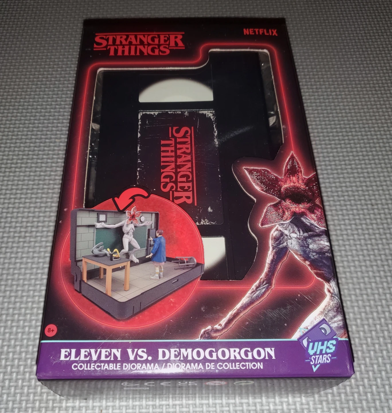 (Brand New) Stranger Things VHS Diorama: Eleven vs. Demogorgon