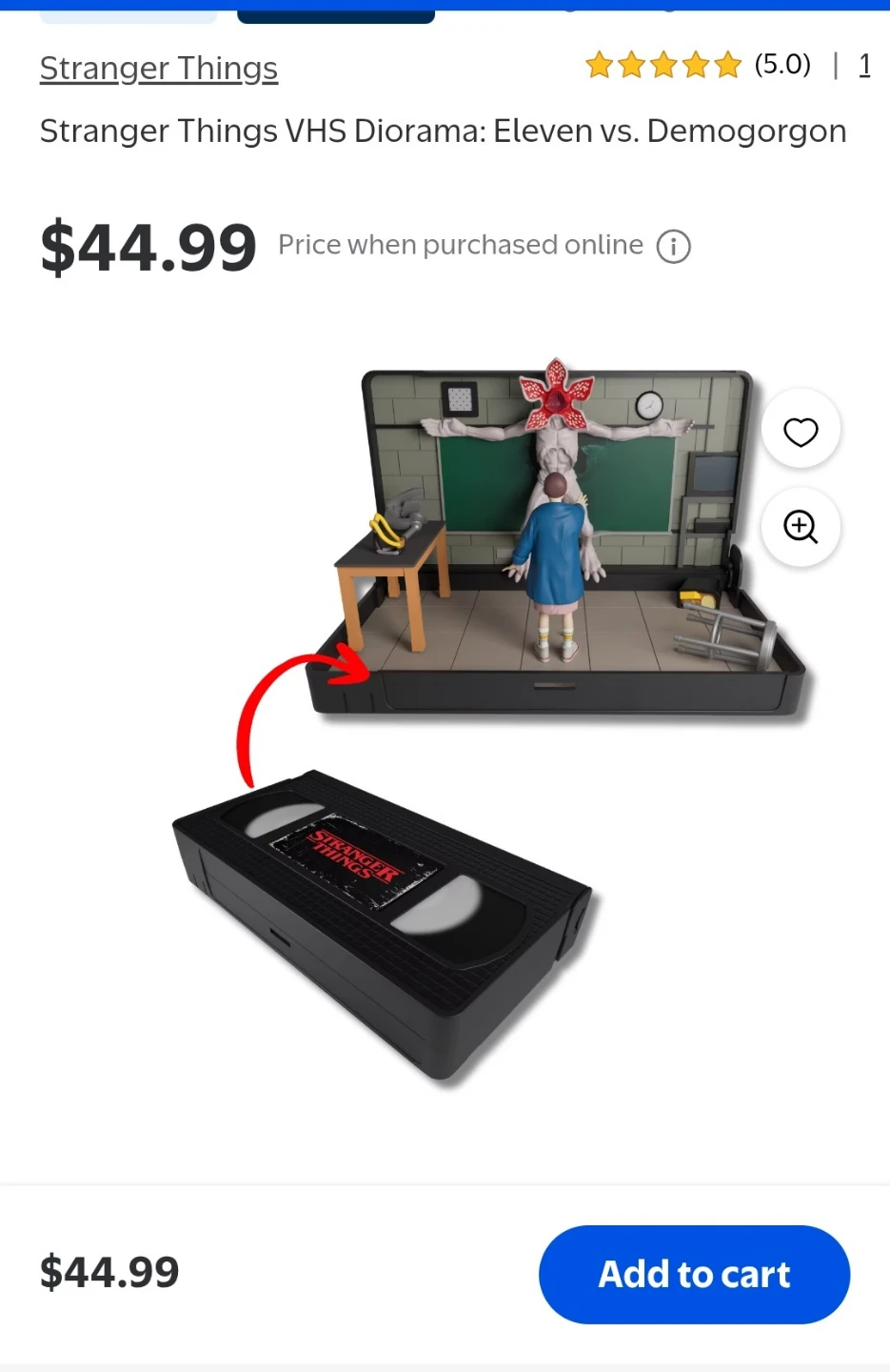 (Brand New) Stranger Things VHS Diorama: Eleven vs. Demogorgon - photo 5