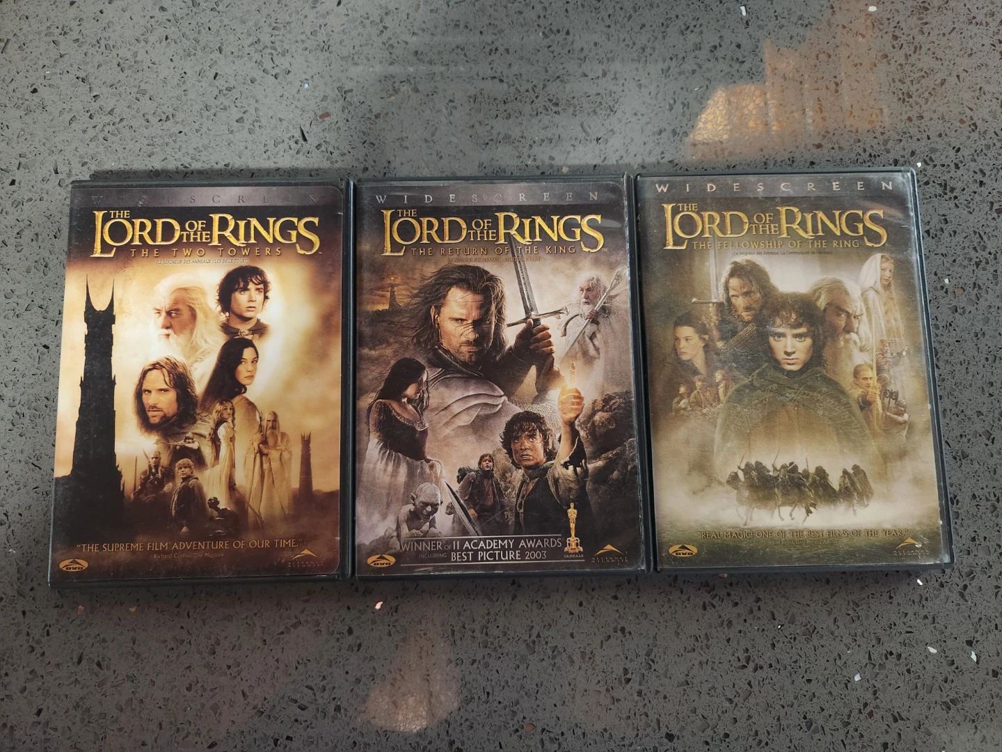 The Lord of the Rings DVD Trilogy