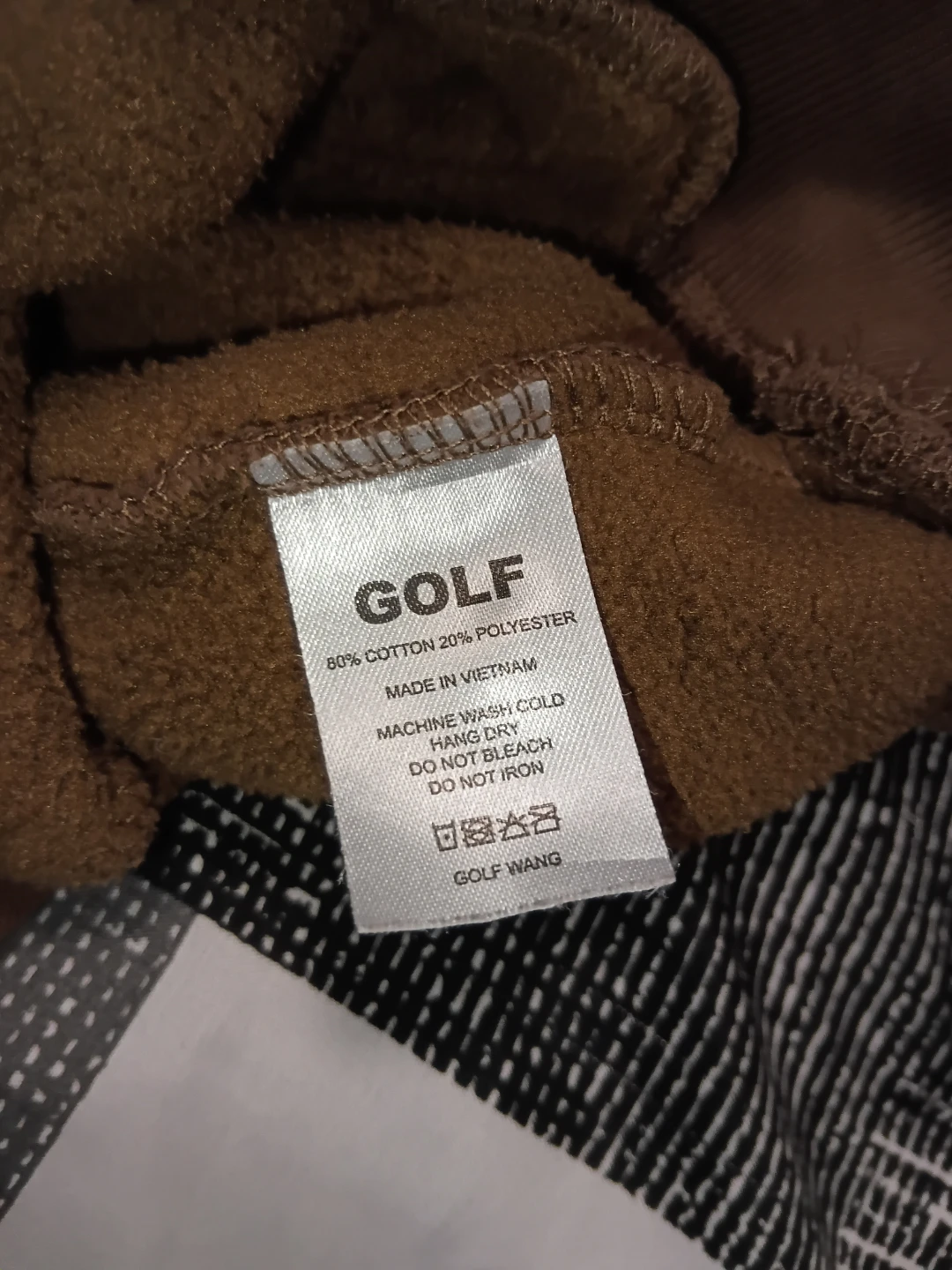 Tyler the creator GOLF WANG Brown Frog Hoodie Size M - photo 2