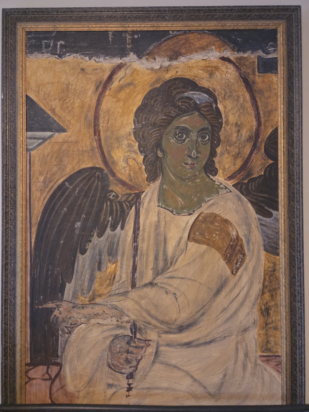 Vintage Angel Icon Painting