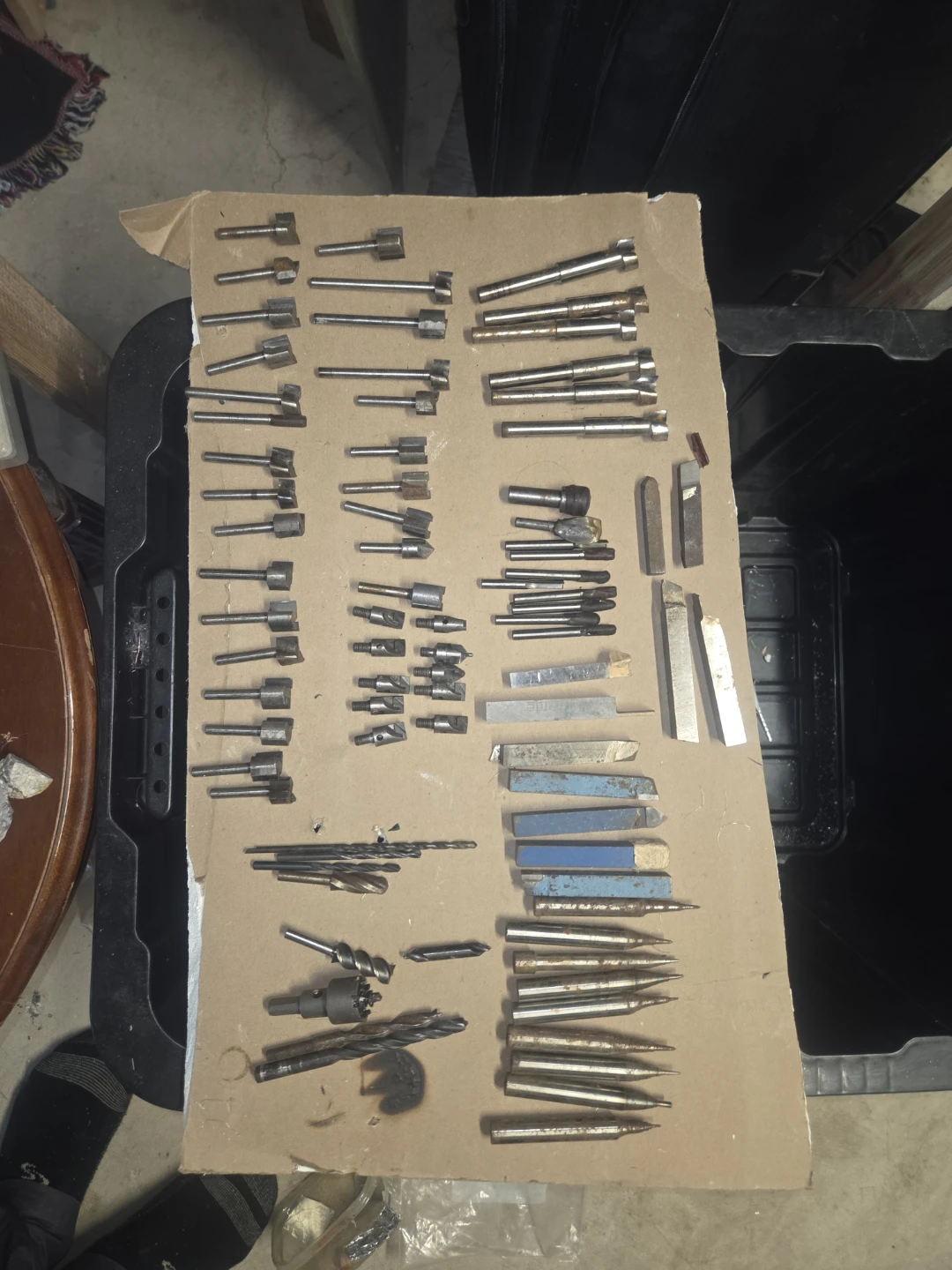 Assorted Drill Bits and Cutting Tools