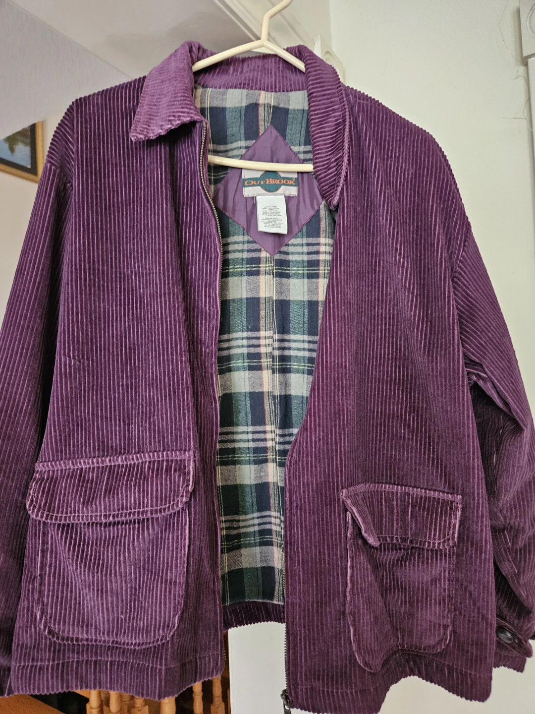 Outbrook Purple Corduroy Jacket