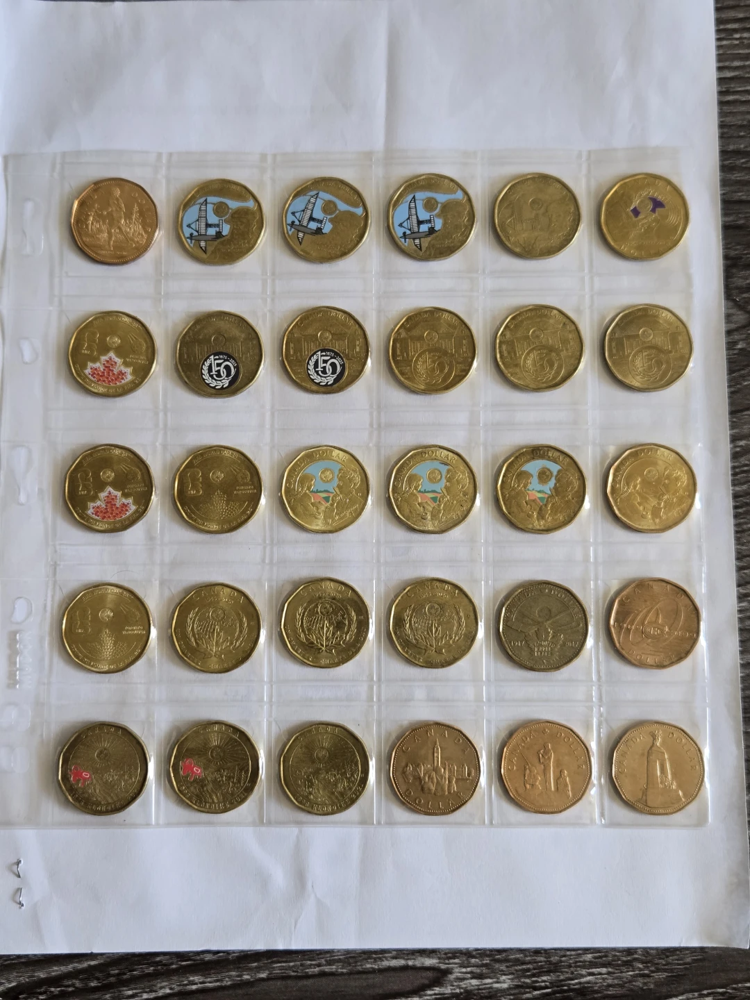 Collection of Canadian Loonie Coins - photo 2