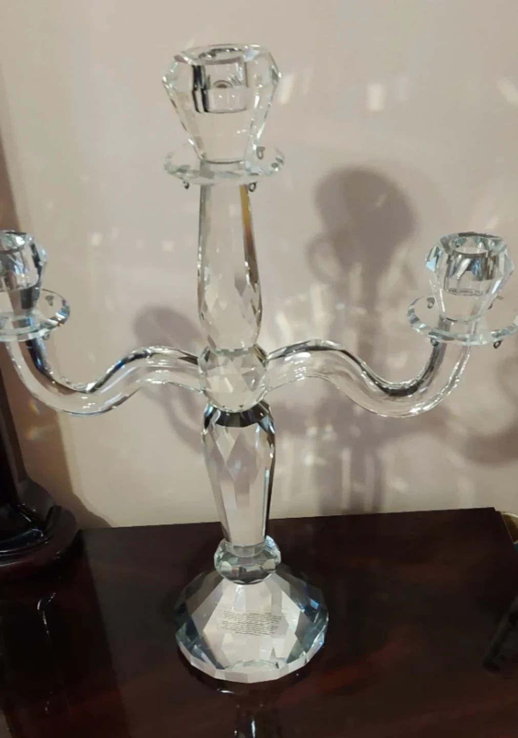 Crystal 3-Arm Candelabra - photo 4