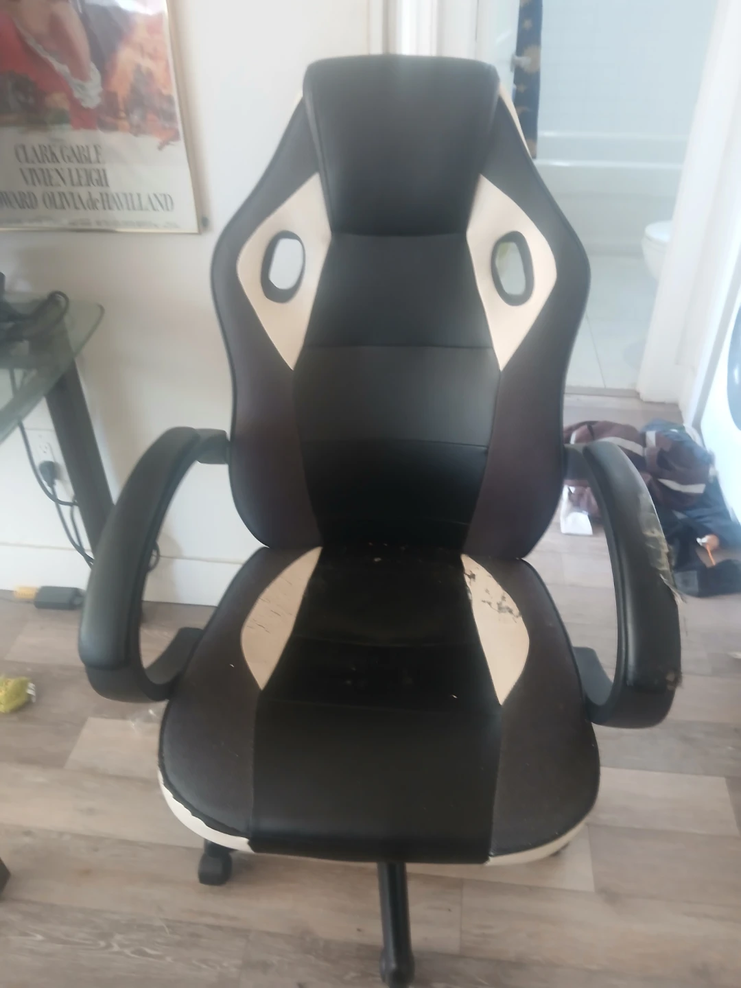 Black and White Gaming Chair