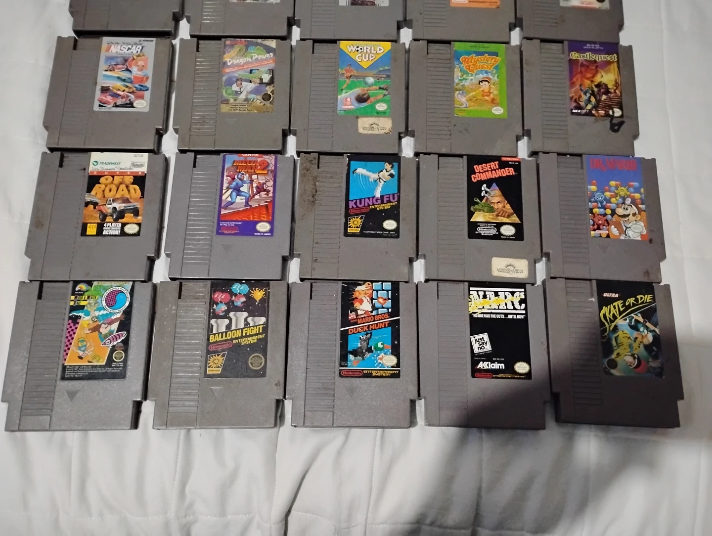 Nintendo NES Video Game Cartridges - Lot of 12