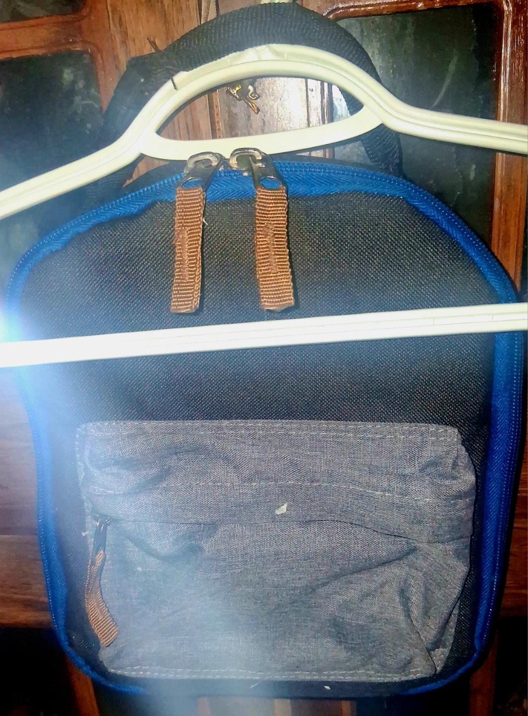 Small Black and Blue Backpack