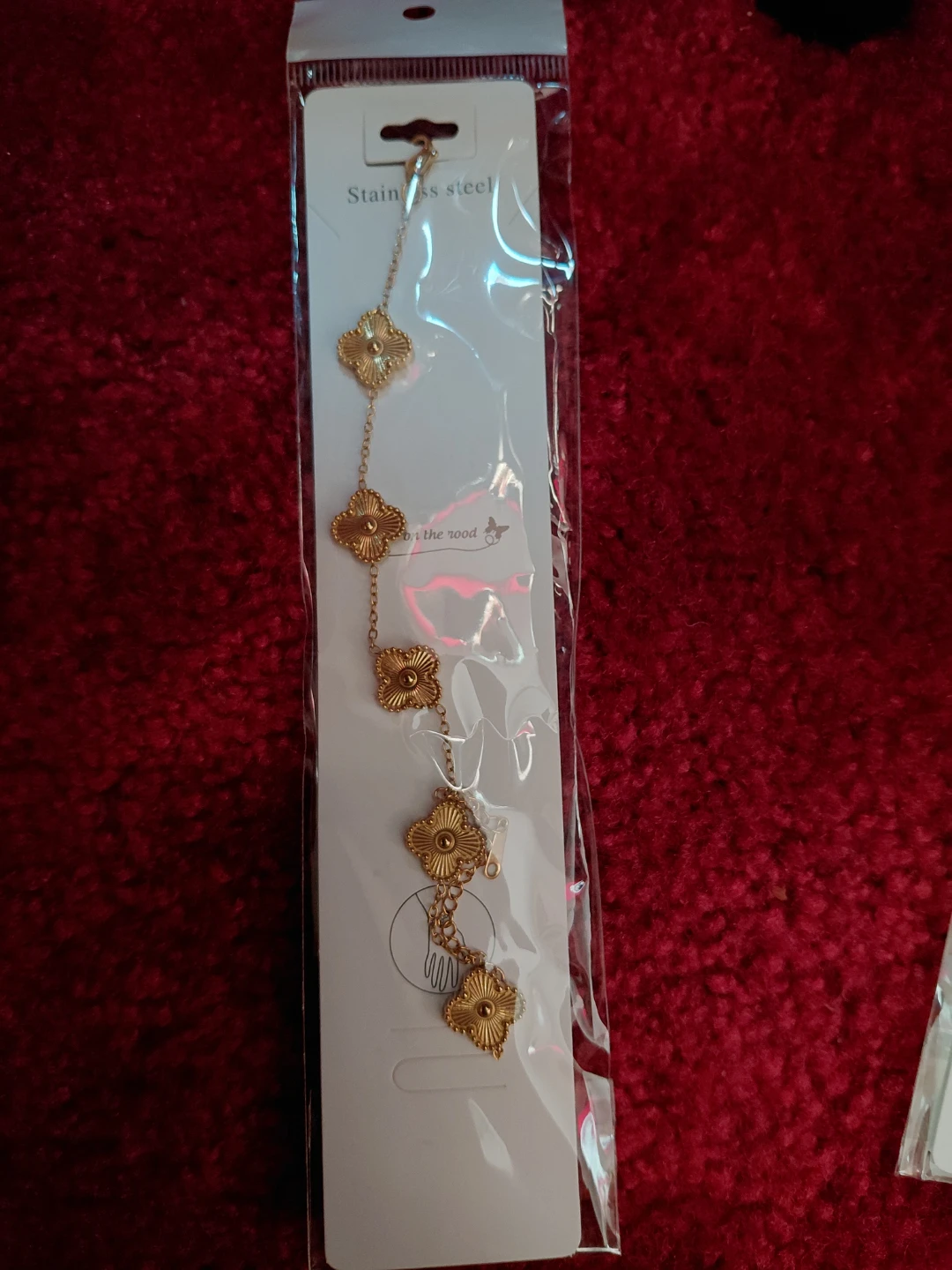 Stainless Steel Clover Bracelets - Set of 3