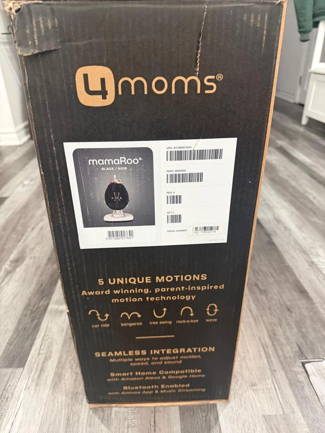 4moms mamaRoo Baby Swing - Black/Noir - photo 4
