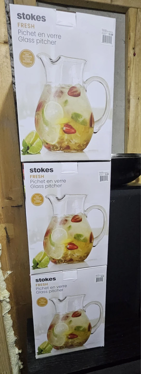 Stokes Fresh Glass Pitcher,  1 for $18,  3 for  $50, - photo 2