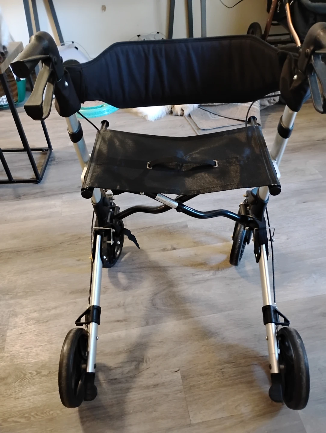 Glider Rollator Walker with Seat and Basket - photo 3