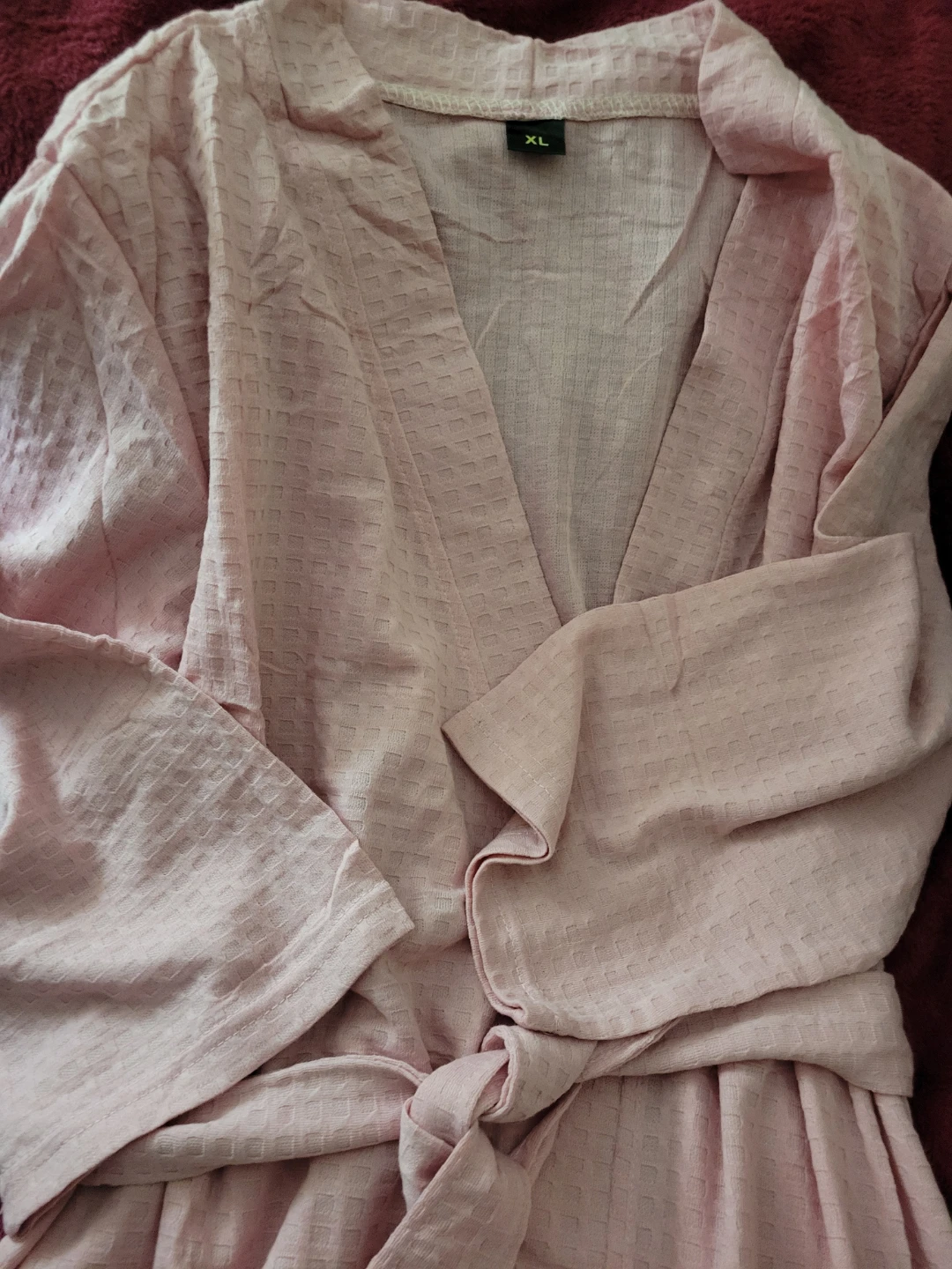 NEW Women's Waffle Weave Spa Robe - photo 5