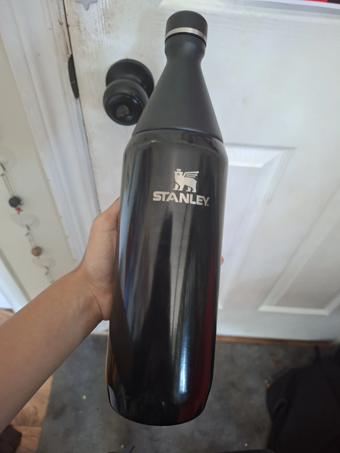Stanley All Day Slim 34 Oz 1 Litre Black Water Bottle