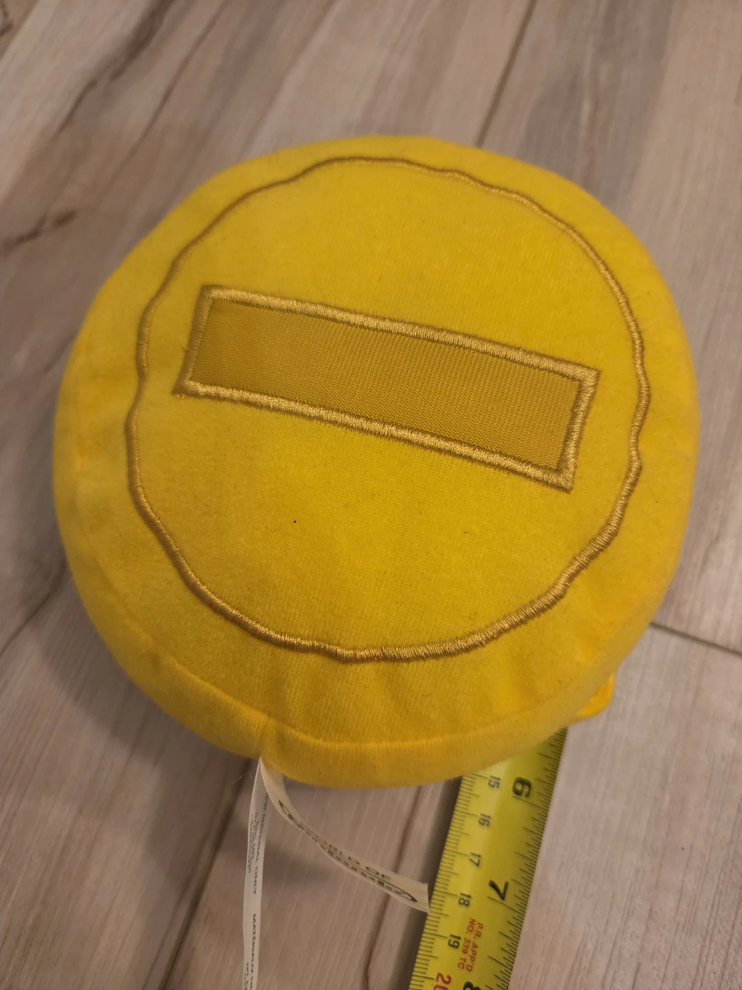 Official Nintendo Super Mario Bros 6" Gold Coin Plush w/ Sound - photo 4
