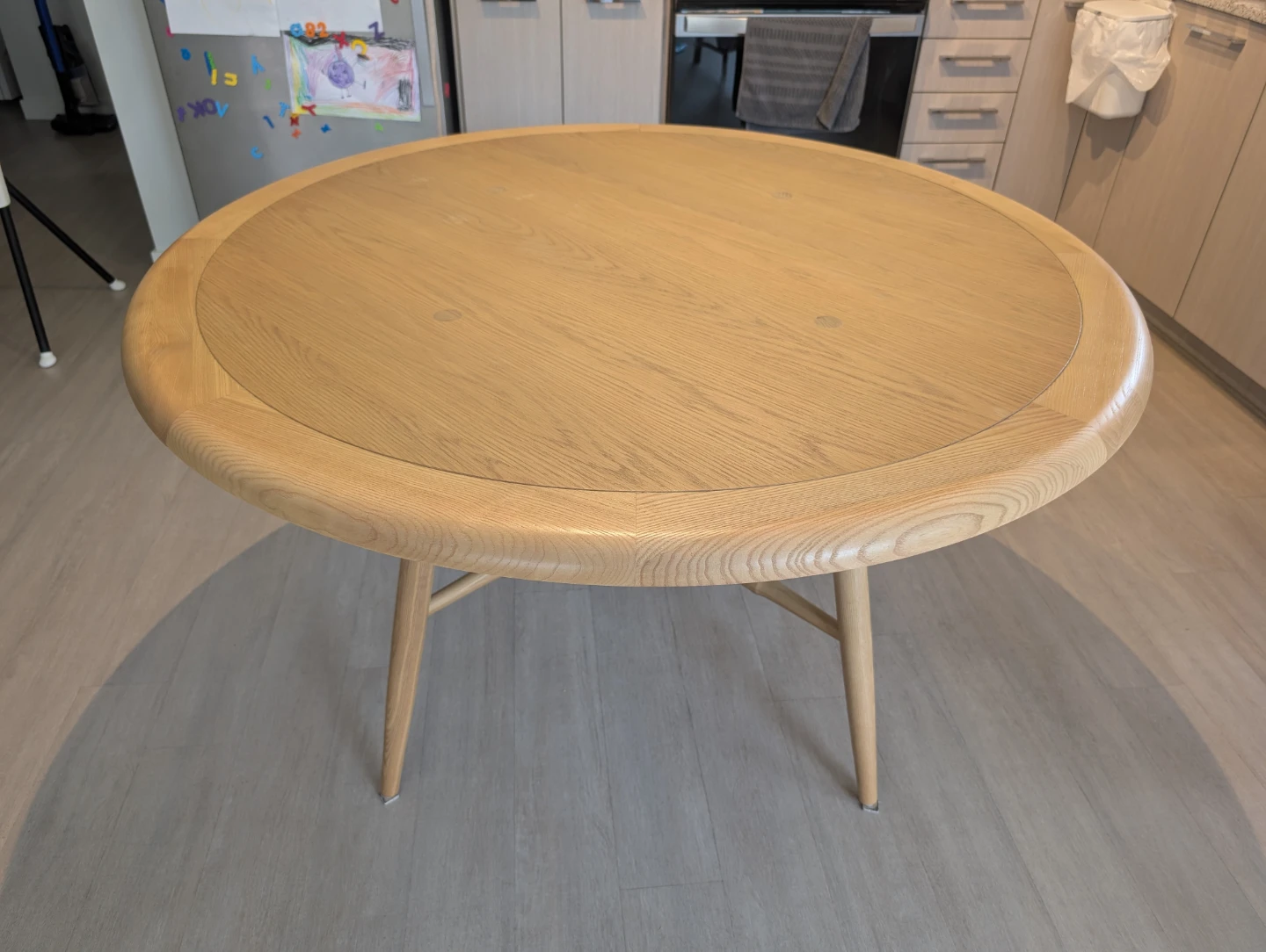 Malin Round Wood Dining Table 54'' - photo 2