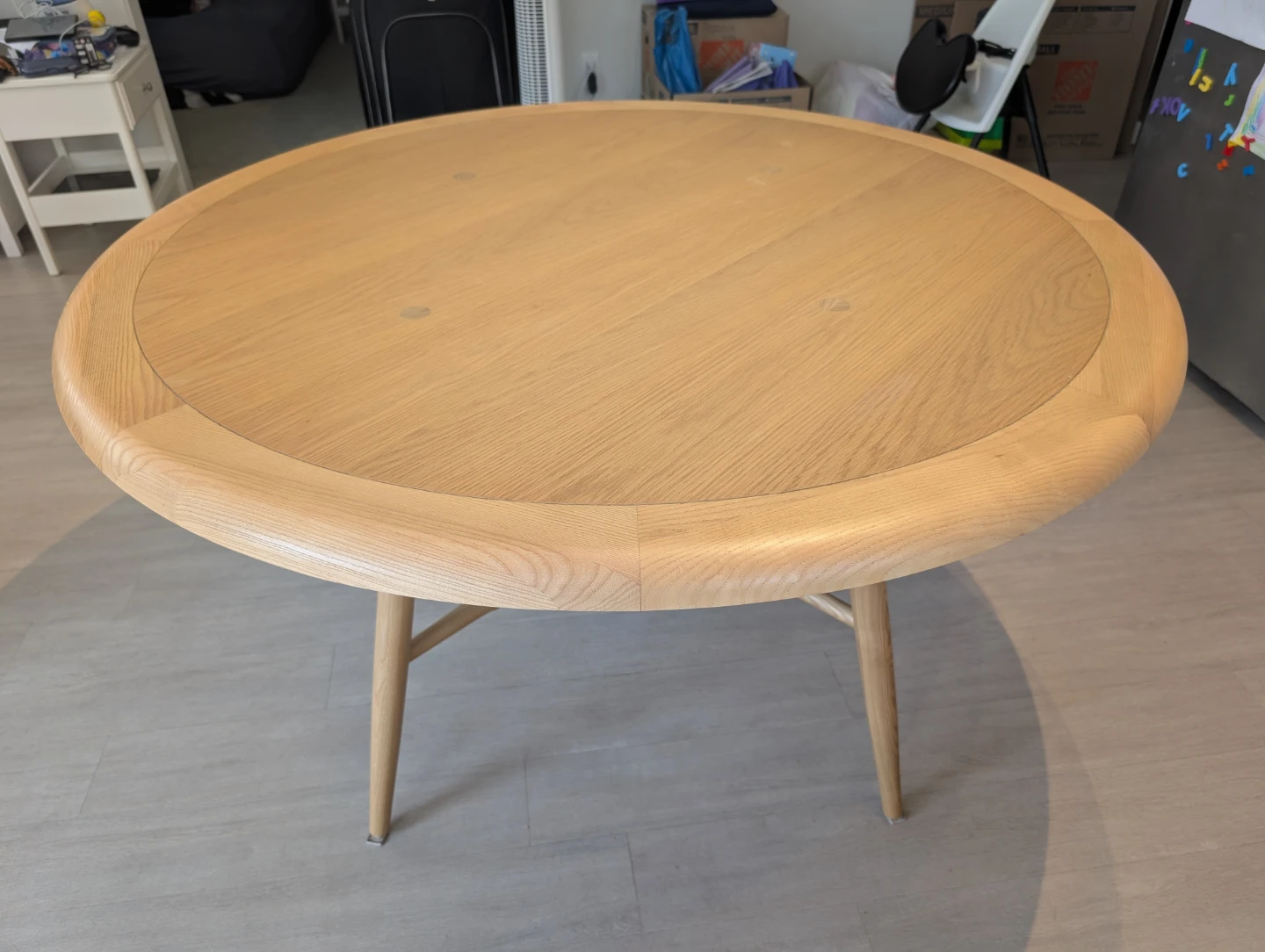 Malin Round Wood Dining Table 54'' - photo 3