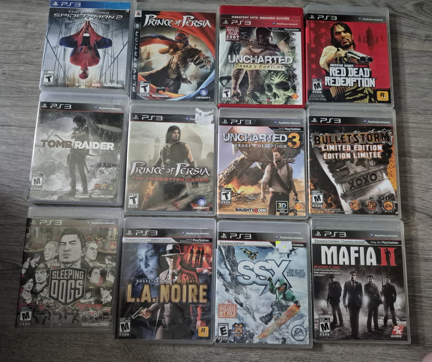 Collection of PlayStation 3 Games