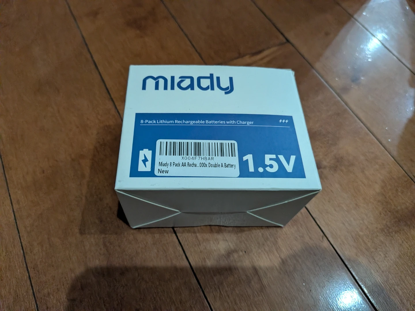 Miady Rechargeable Lithium AA Batteries 8 Pack charger - photo 3