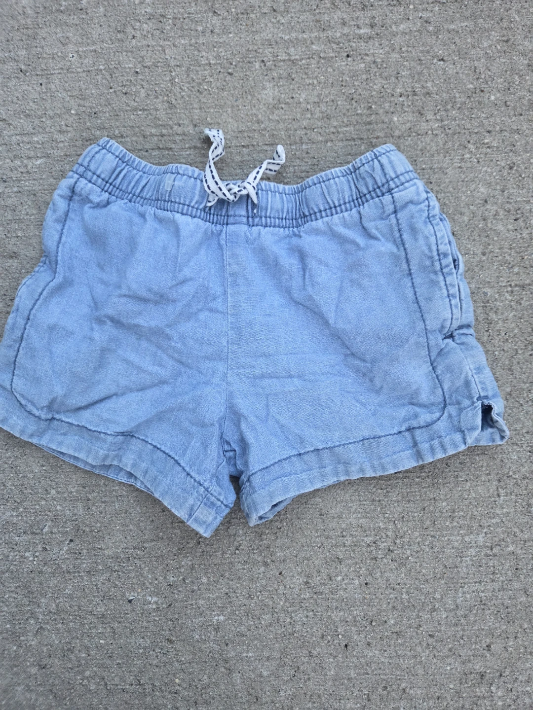 Carter's Light Wash Denim Shorts Size 6