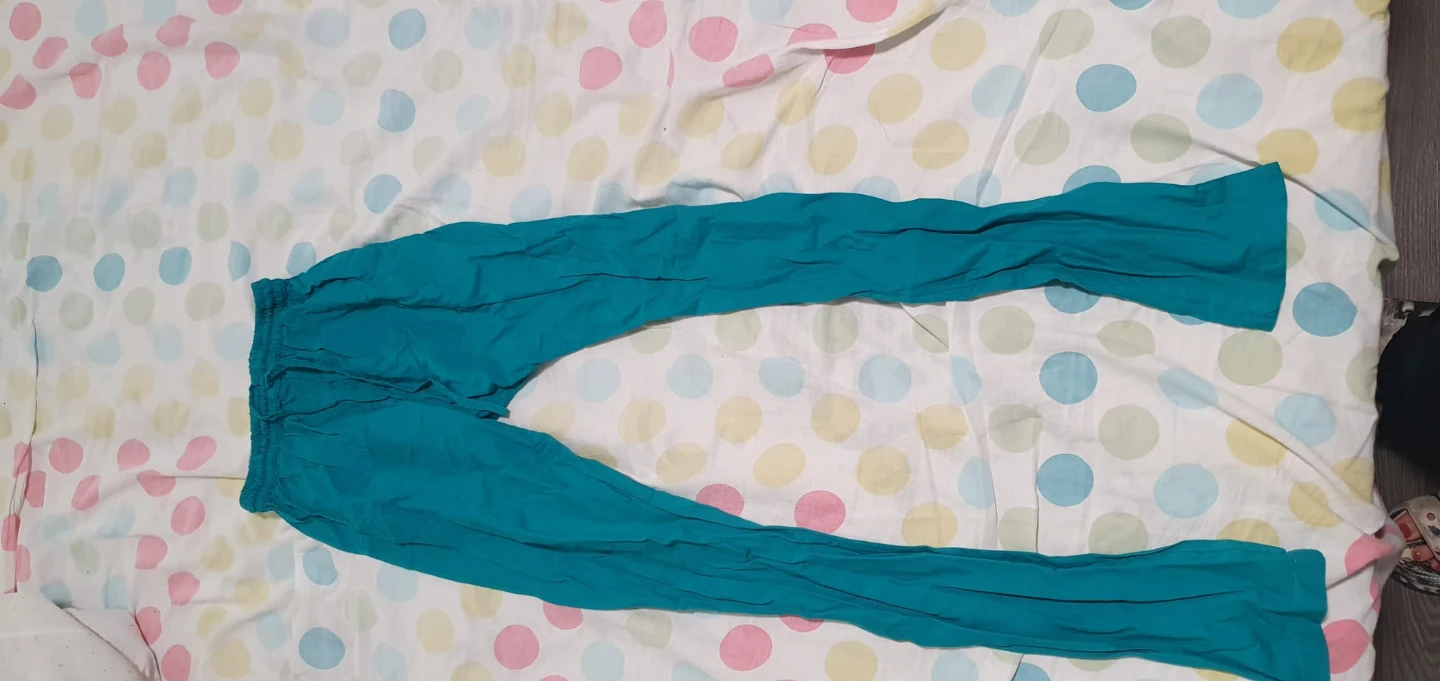 Fabindia Silk Blend Kurti Set Teal Blue 4-6 Years - photo 5