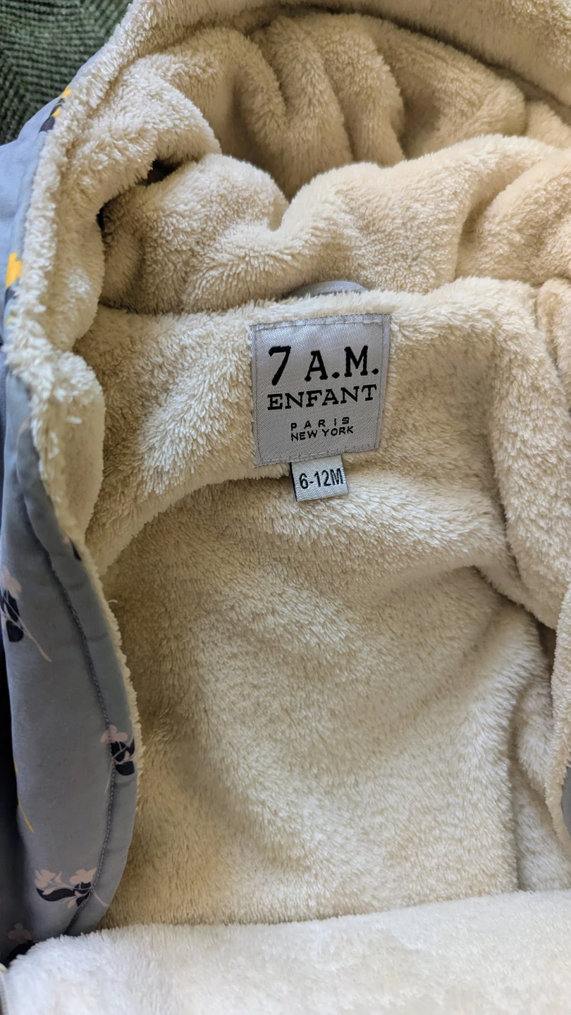 7 A.M. Enfant Snowsuit with Mittens - Size 6-12 Months - photo 4