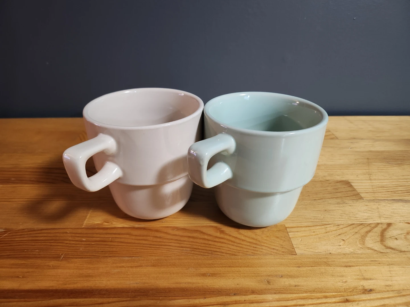 Pastel Stacking Mugs- (Set of 2) - photo 2