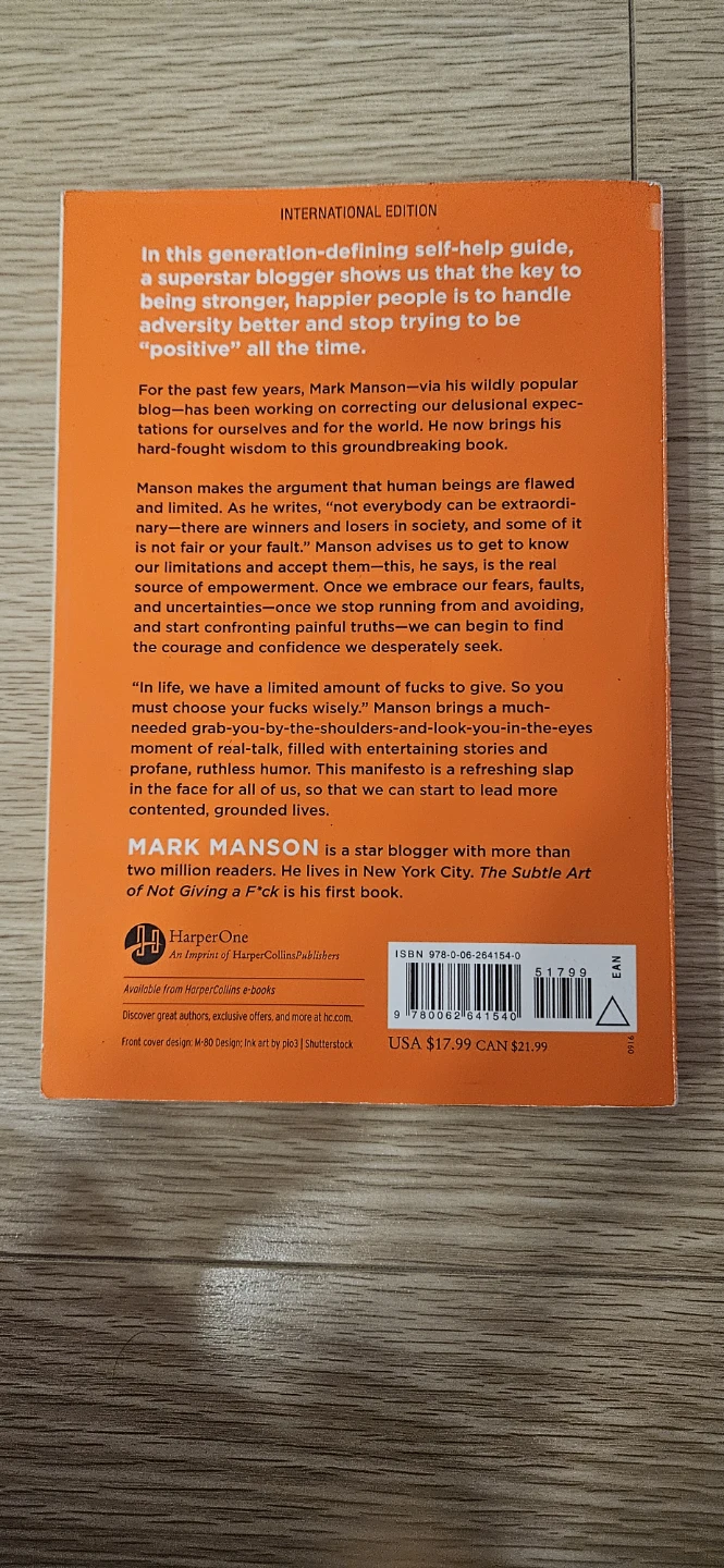 The Subtle Art of Not Giving a F*ck by Mark Manson - photo 2