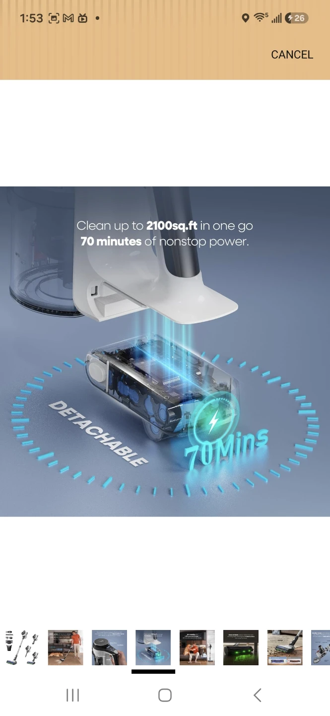 Tineco A11 Hero Cordless Vacuum Cleaner - photo 4