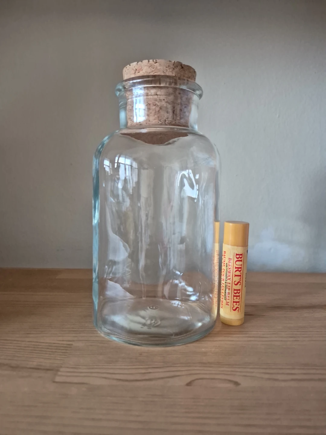 Classic Glass Apothecary Jar with Cork Lid - photo 2