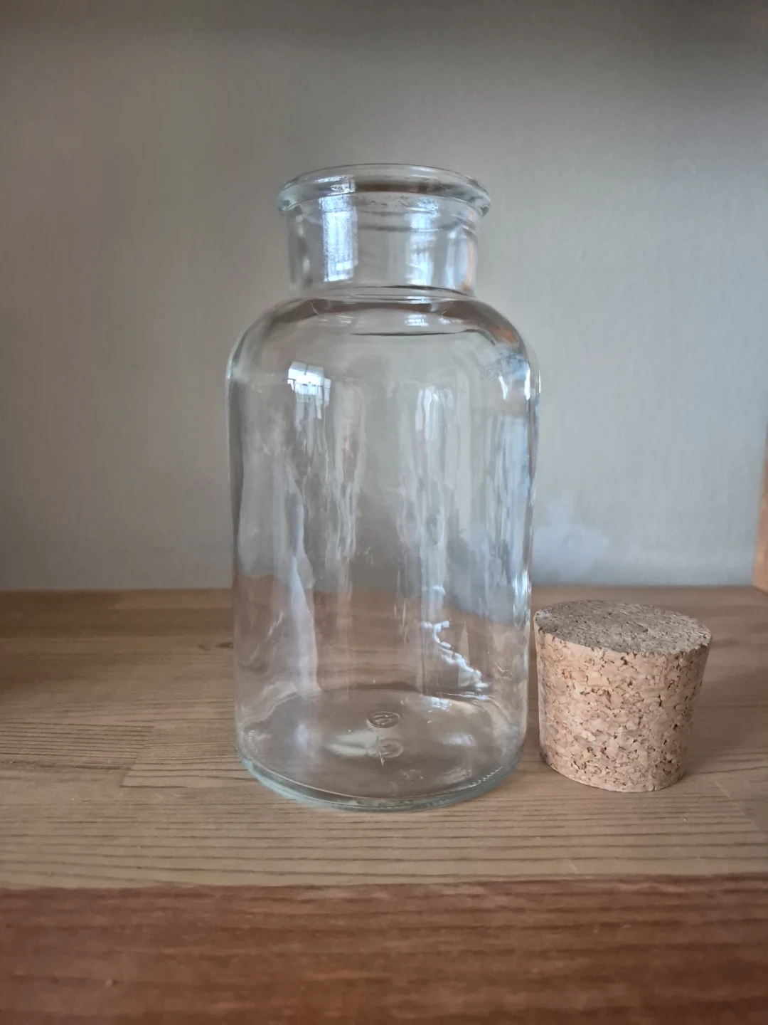 Classic Glass Apothecary Jar with Cork Lid - photo 4