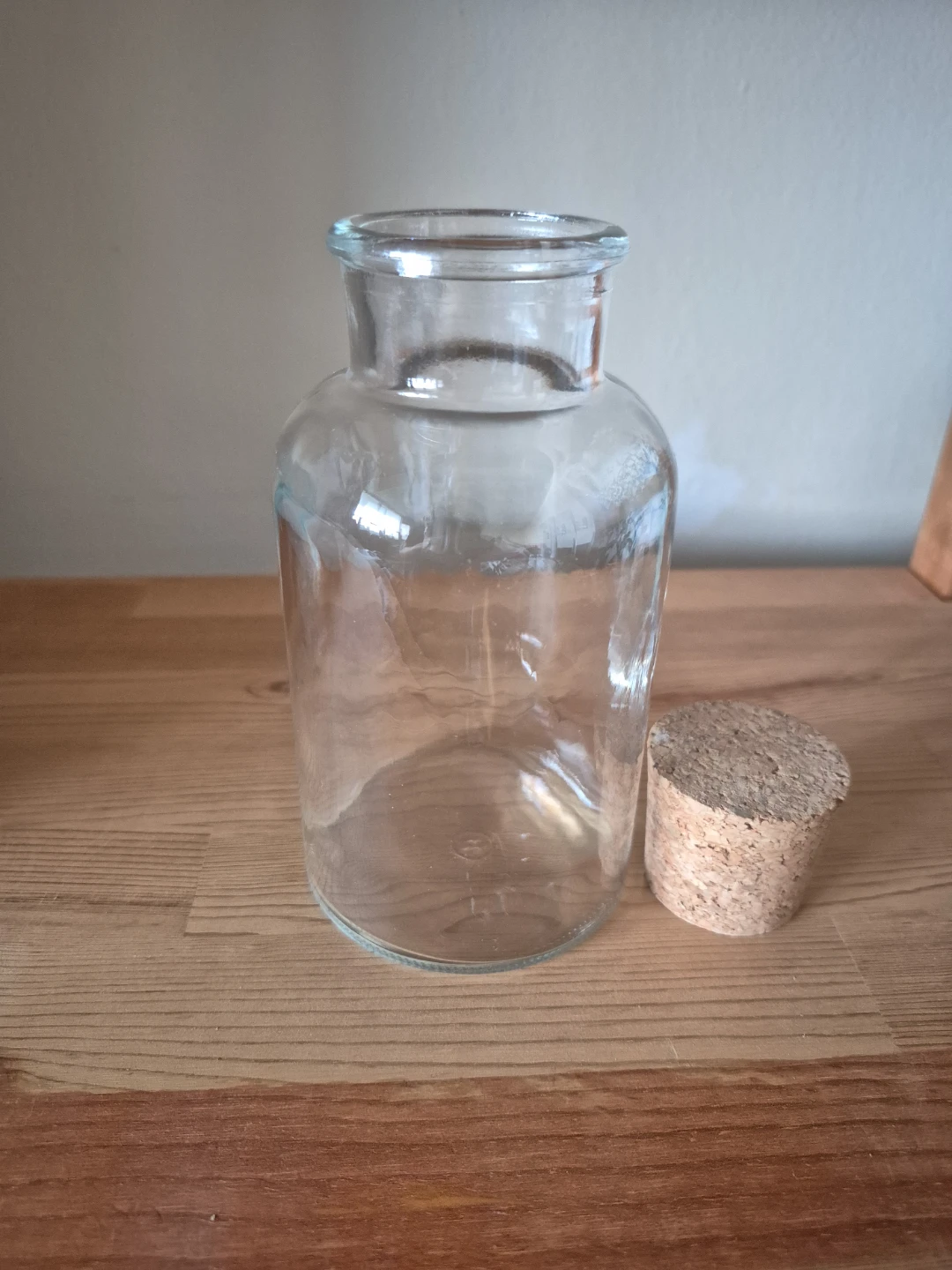 Classic Glass Apothecary Jar with Cork Lid - photo 5