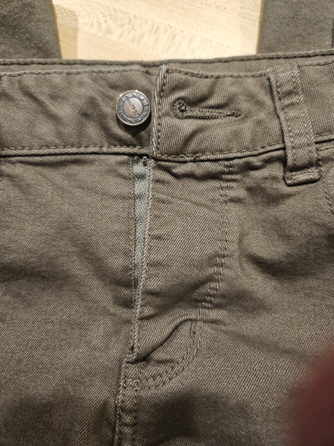 Wax Jean Military Green Cargo Pants Size 5/27 - photo 2