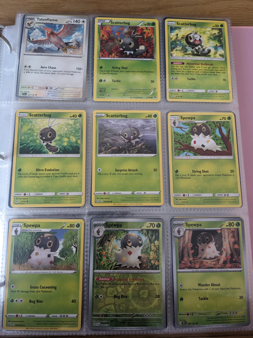 Pokemon dex 653-719 $.5ea $.75 shiny