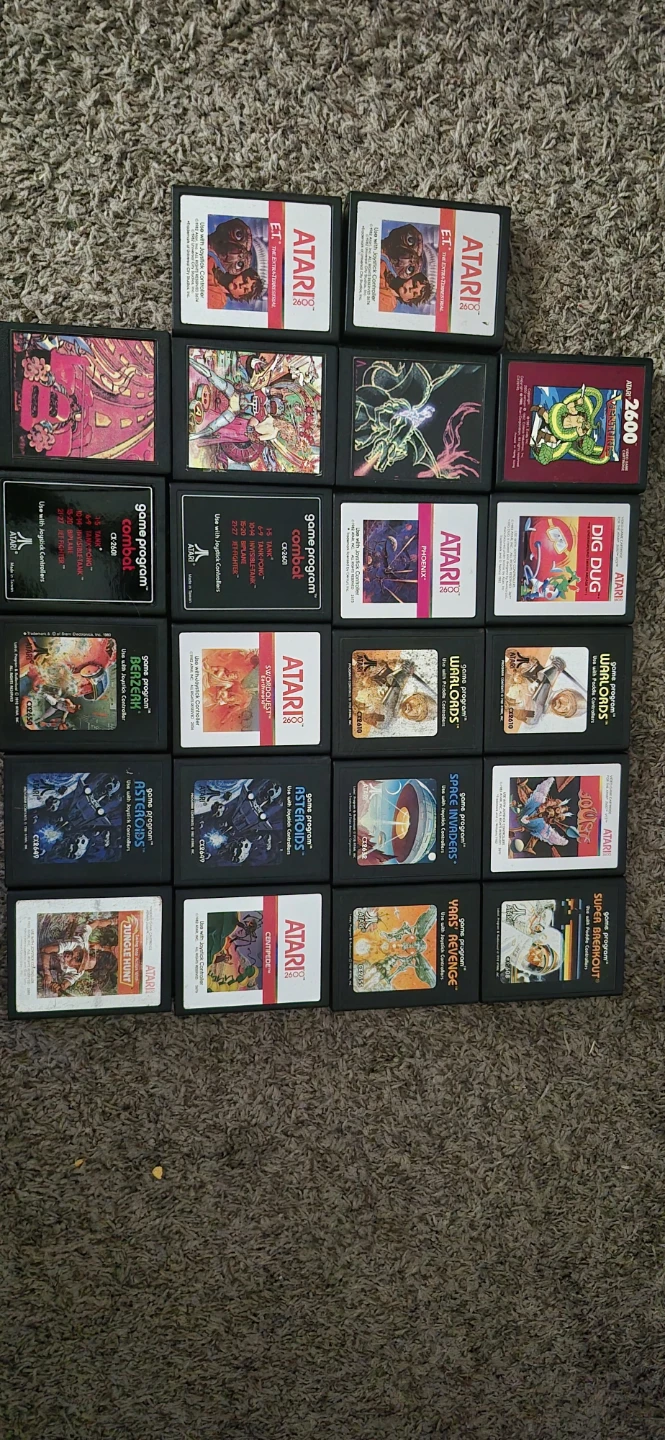 Atari Video Game Cartridges - Lot of 22