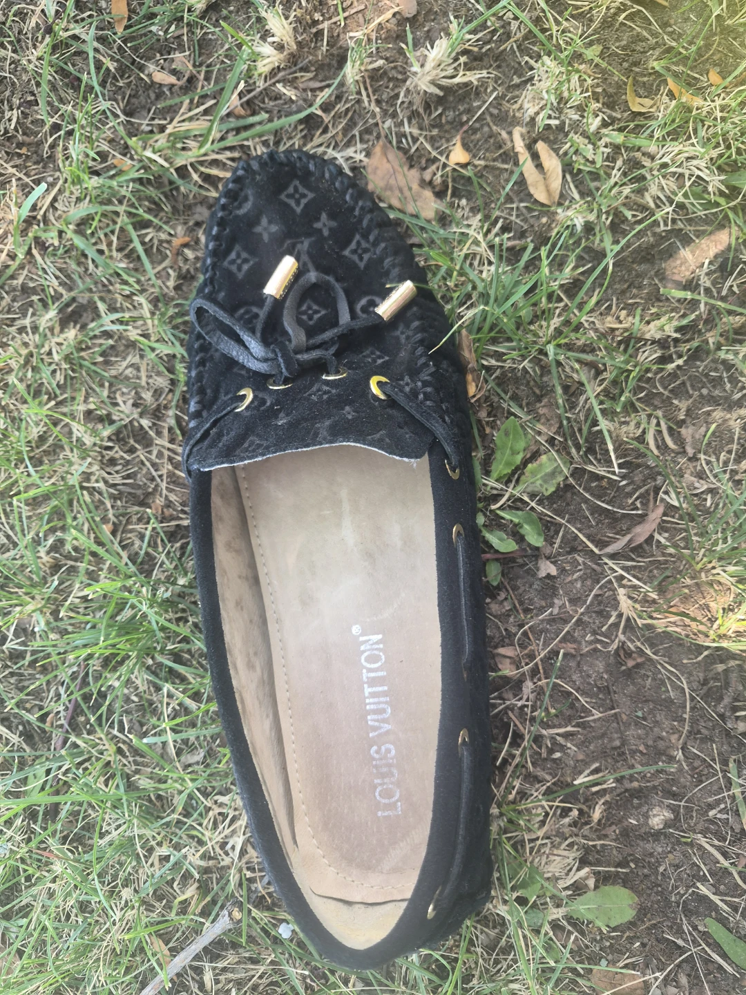 Louis Vuitton Black Suede Loafers - photo 4