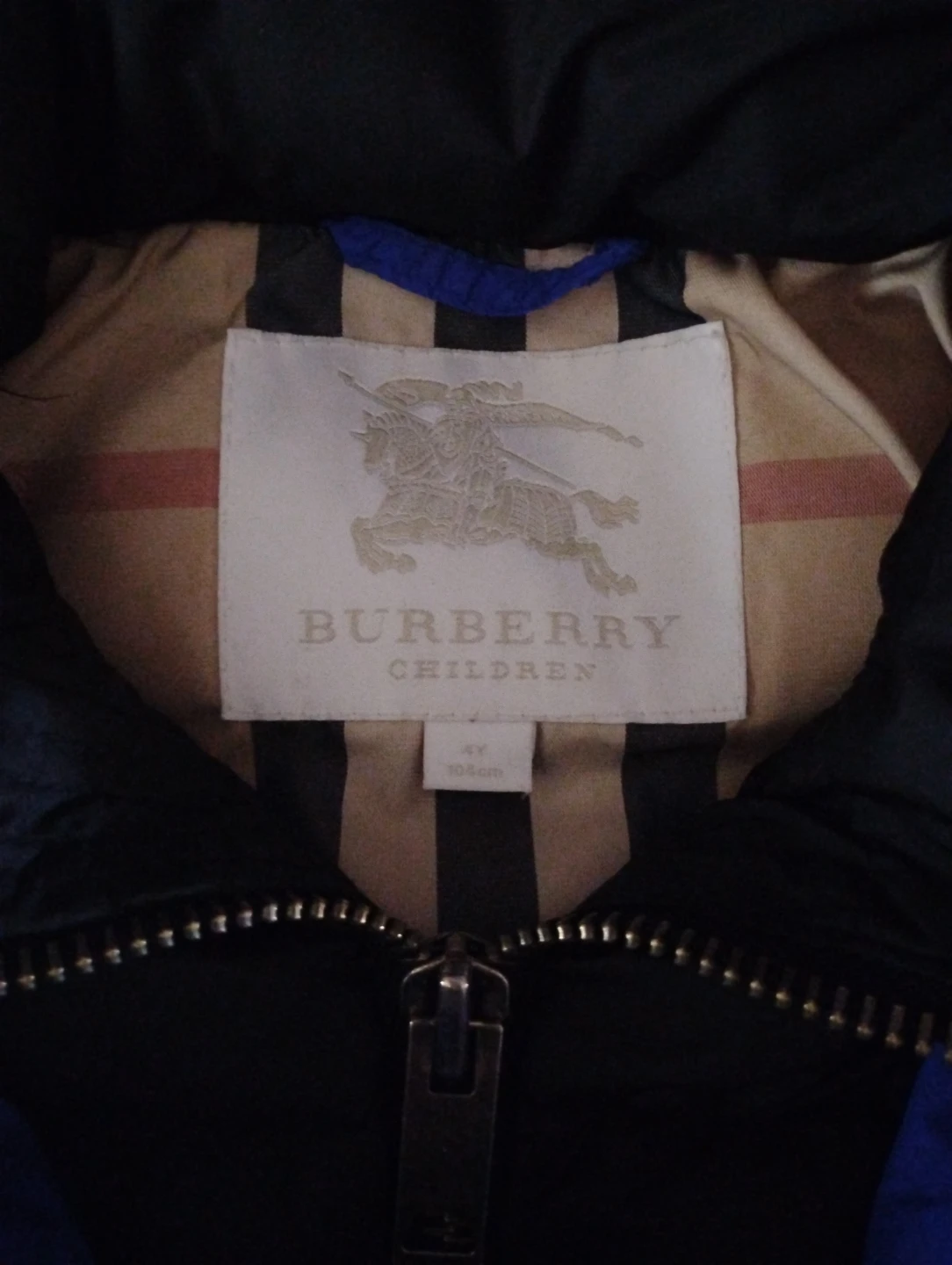 Burberry Children's Blue Puffer Jacket - photo 2