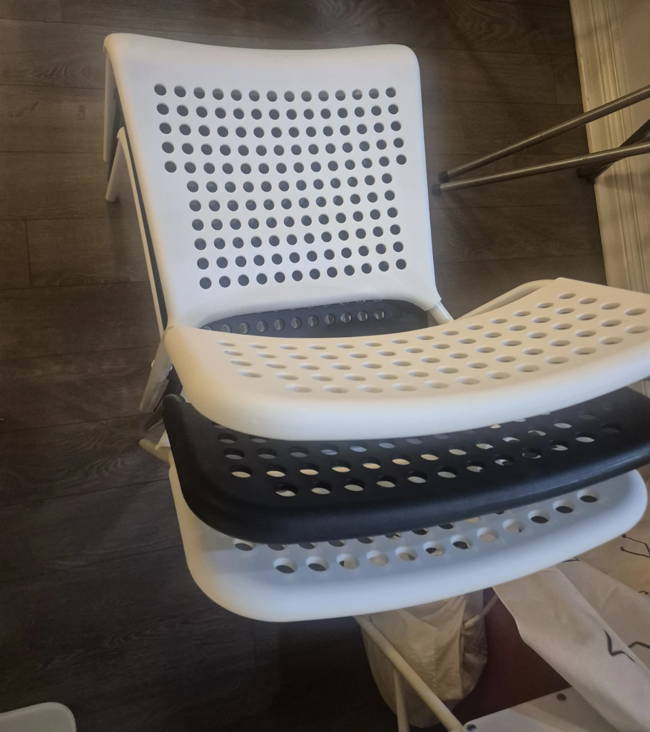 IKEA SANDSBERG Chair, 2White,2 Black - photo 5