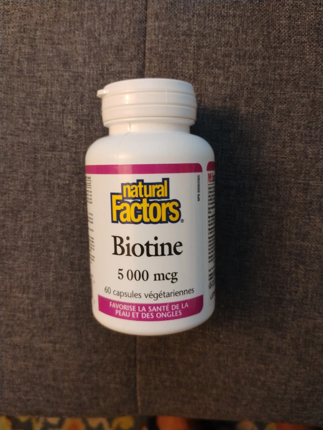 Natural Factors Biotine 5000 mcg Capsules (60 count)