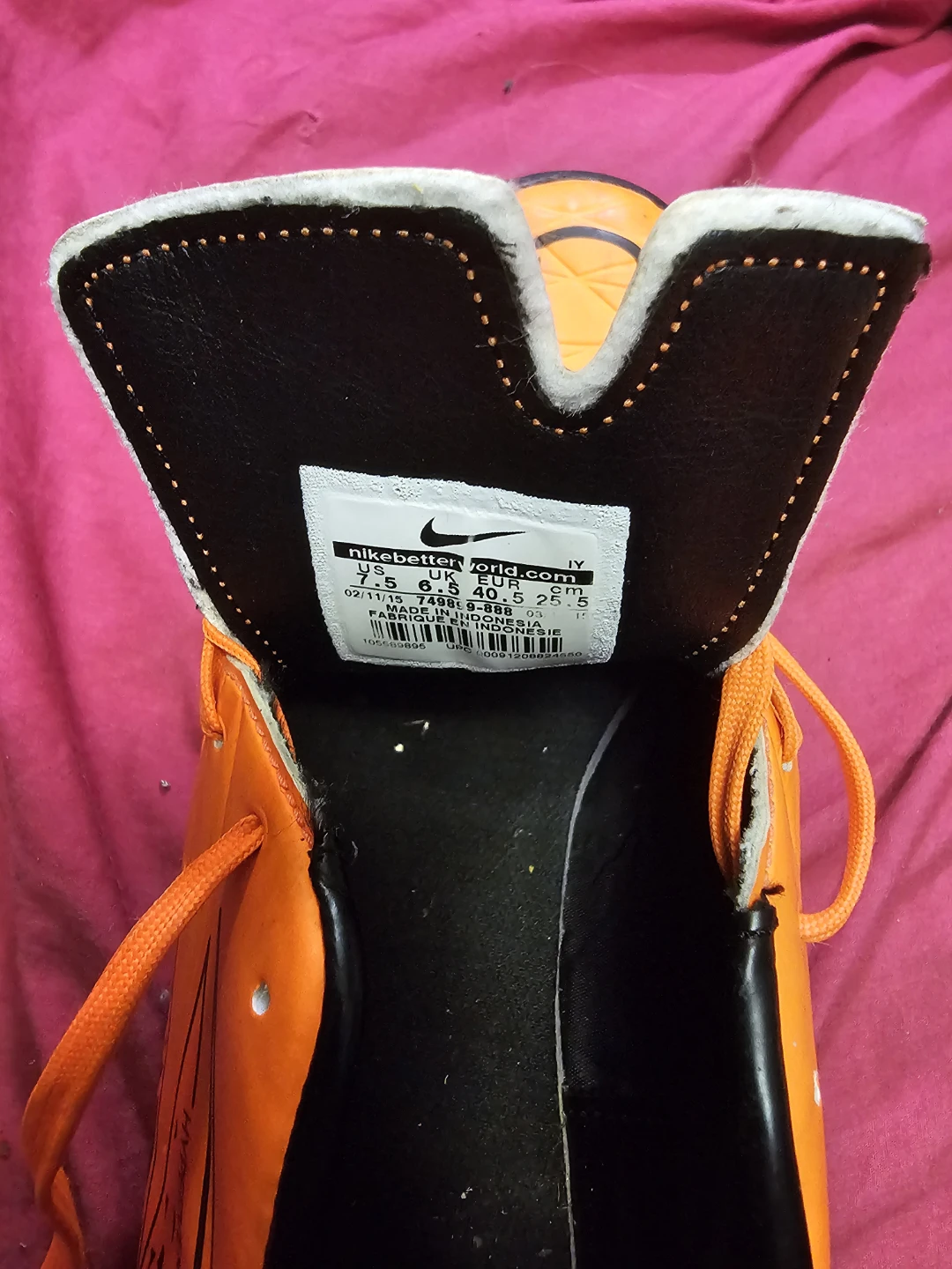 Nike Hypervenom Soccer Cleats Size 7 Youth - photo 2