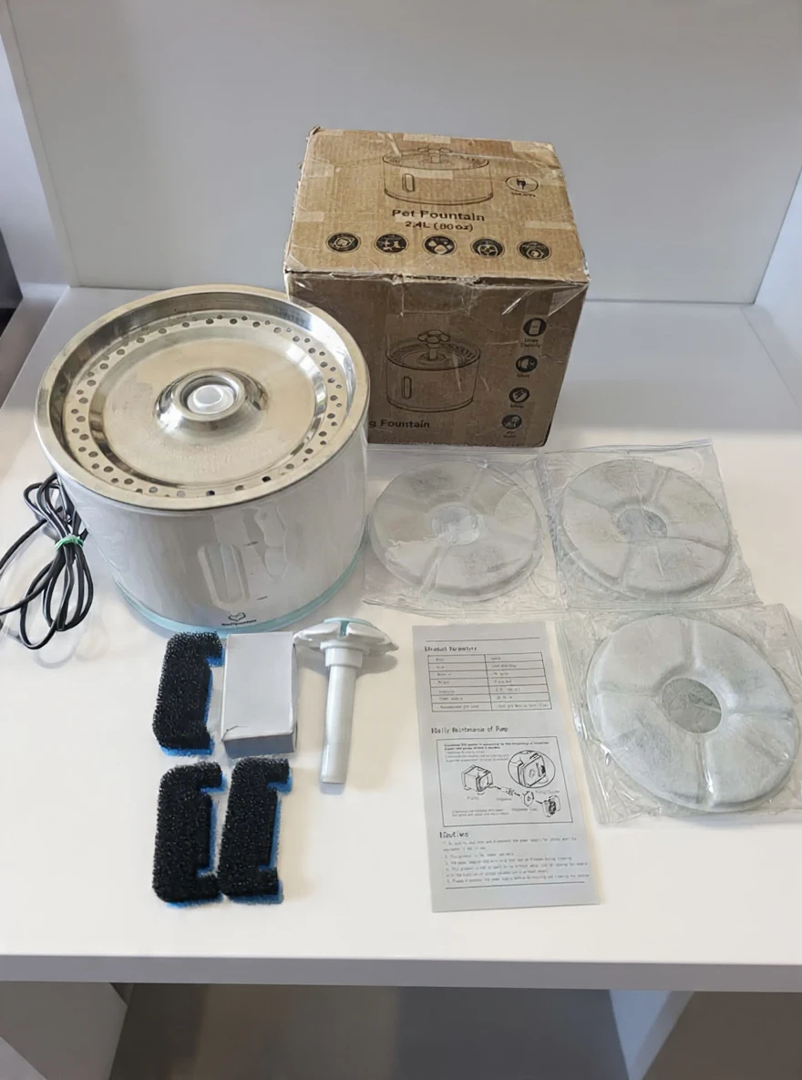 New Comsmart Pet Fountain 2.4L