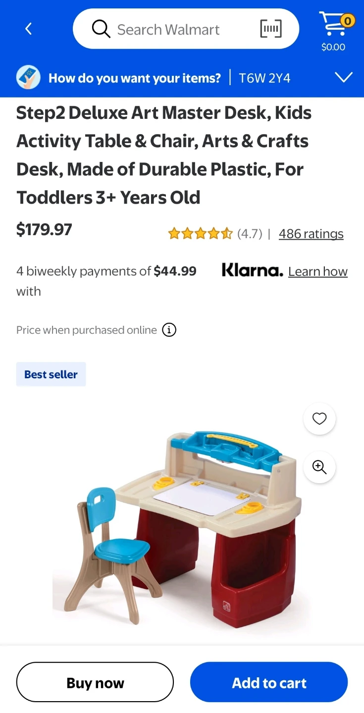 Step2 Deluxe Art Master Desk Kids Activity Table & Chair - photo 2