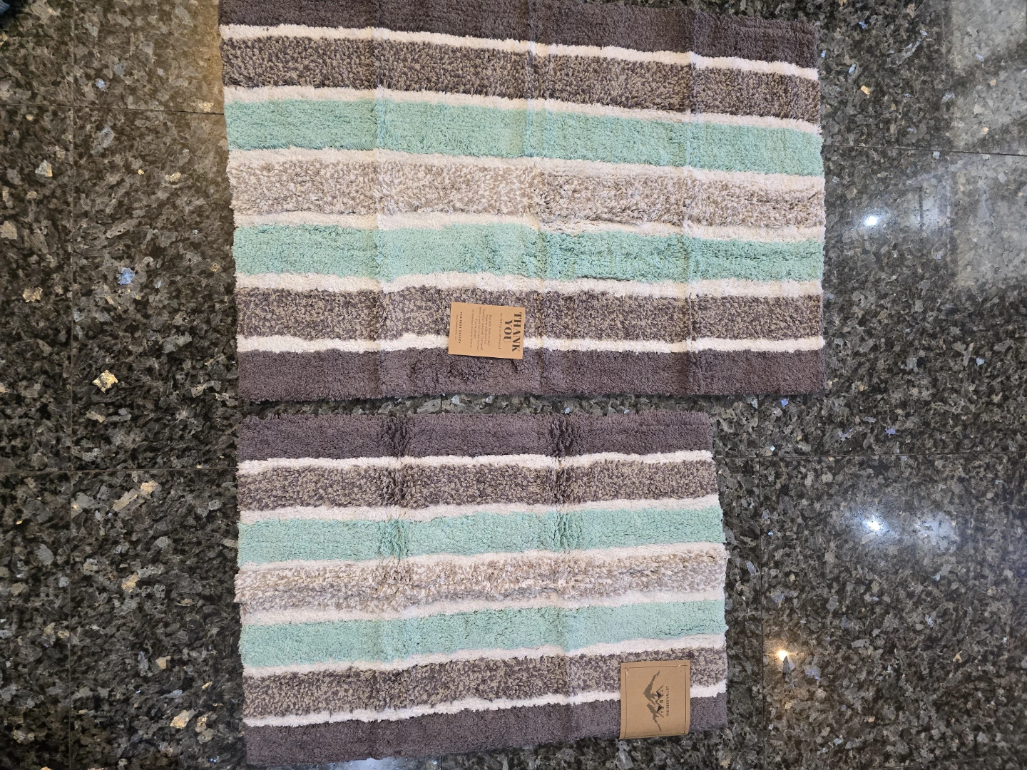 The Best Valley Alpine Stripe Bath Rug Set