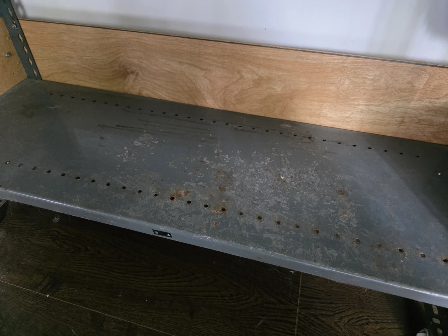 Grey Metal Shelving Unit - photo 2