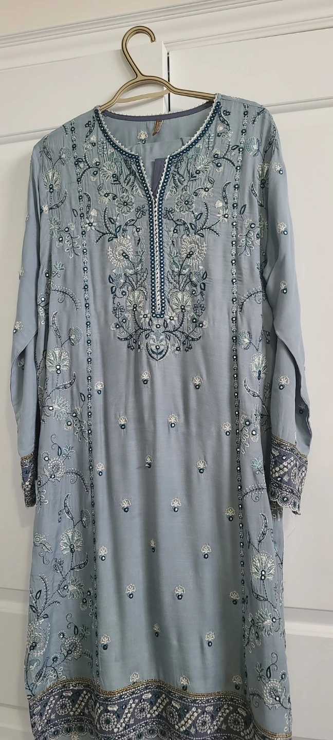 BeechTree Women's Embroidered 2 pcs dress- Size 12