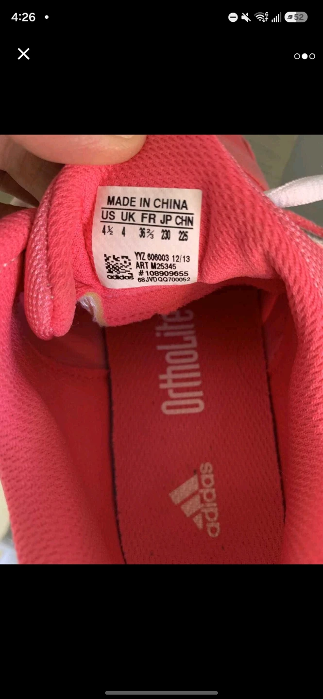 Adidas salmon Pink Running Shoes - photo 2