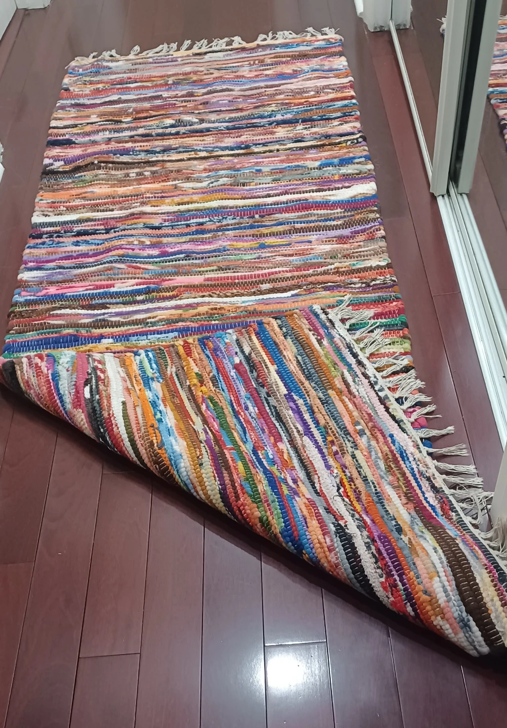 Rajrang Rag Rug - Multicolour - photo 3
