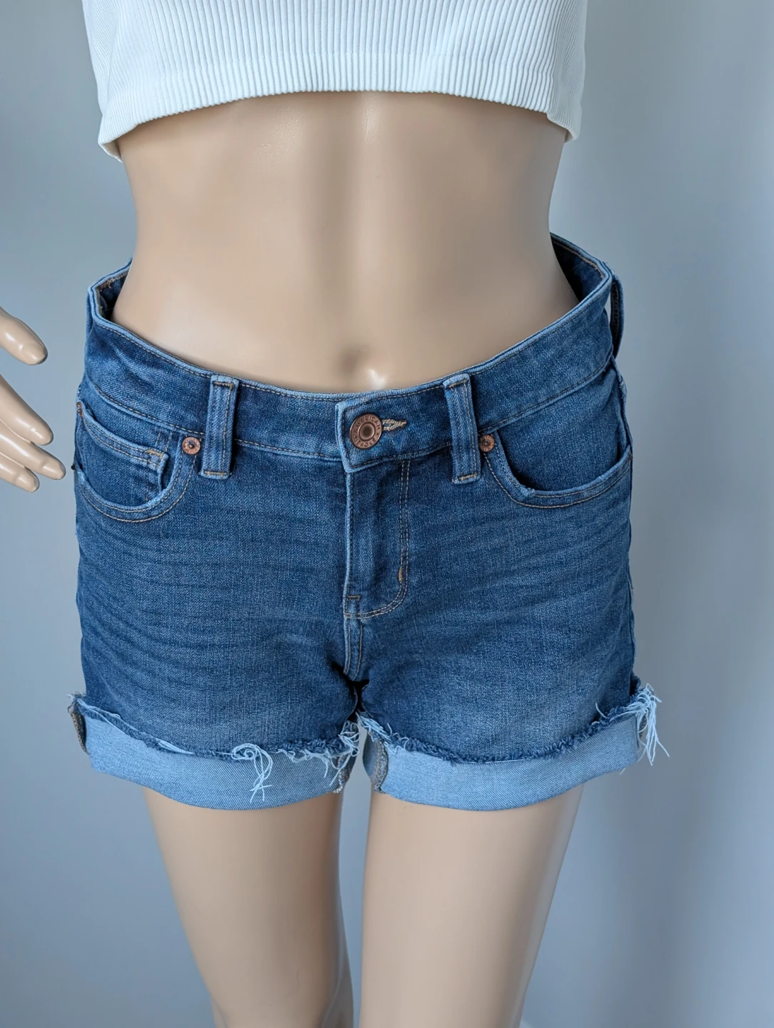 American Eagle "The Dream Short" Women's Mid Rise Denim Shorts - photo 2