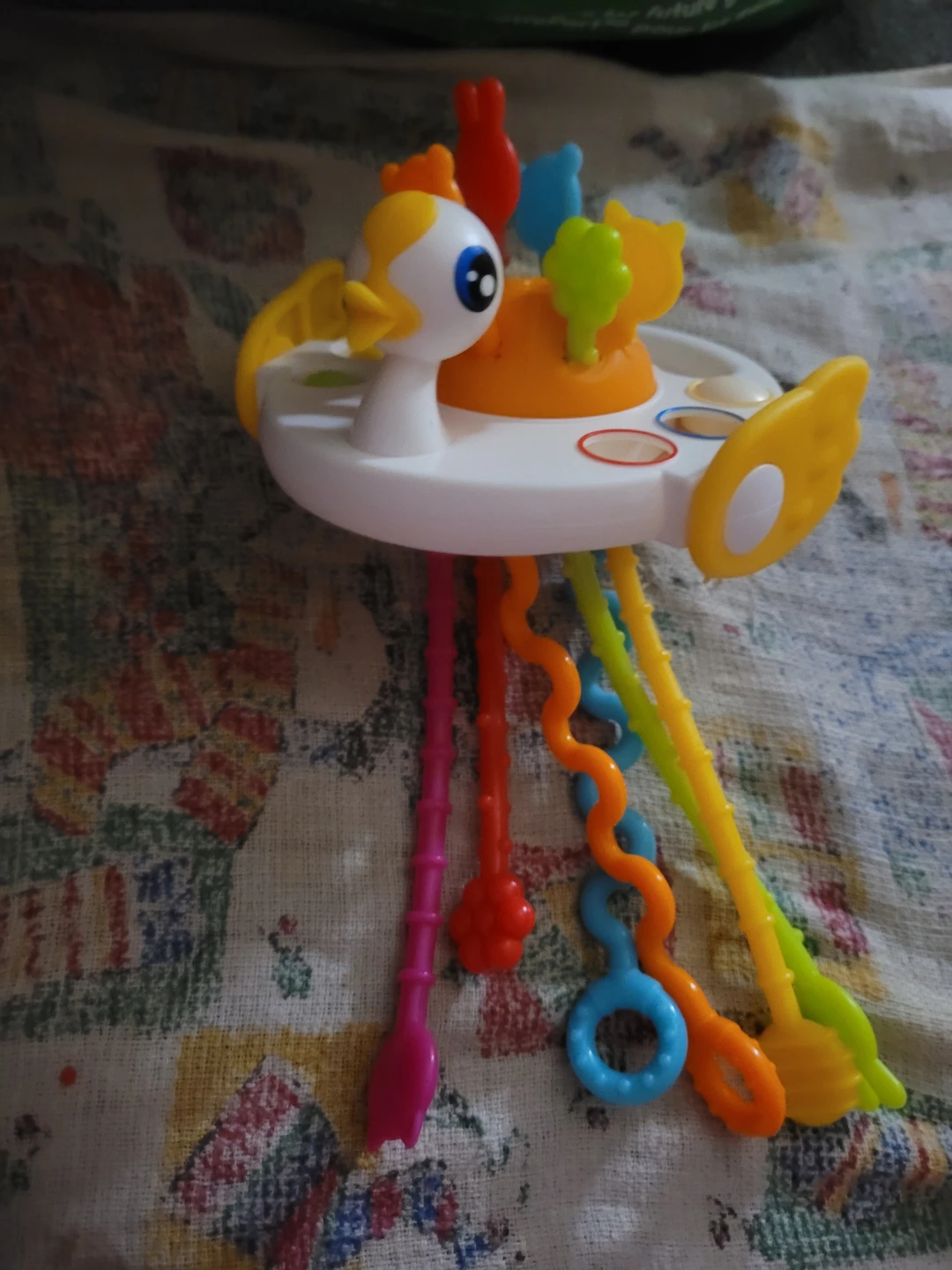 Mesase (or Generic) Montessori Pull String Duck/Swan Sensory Toy