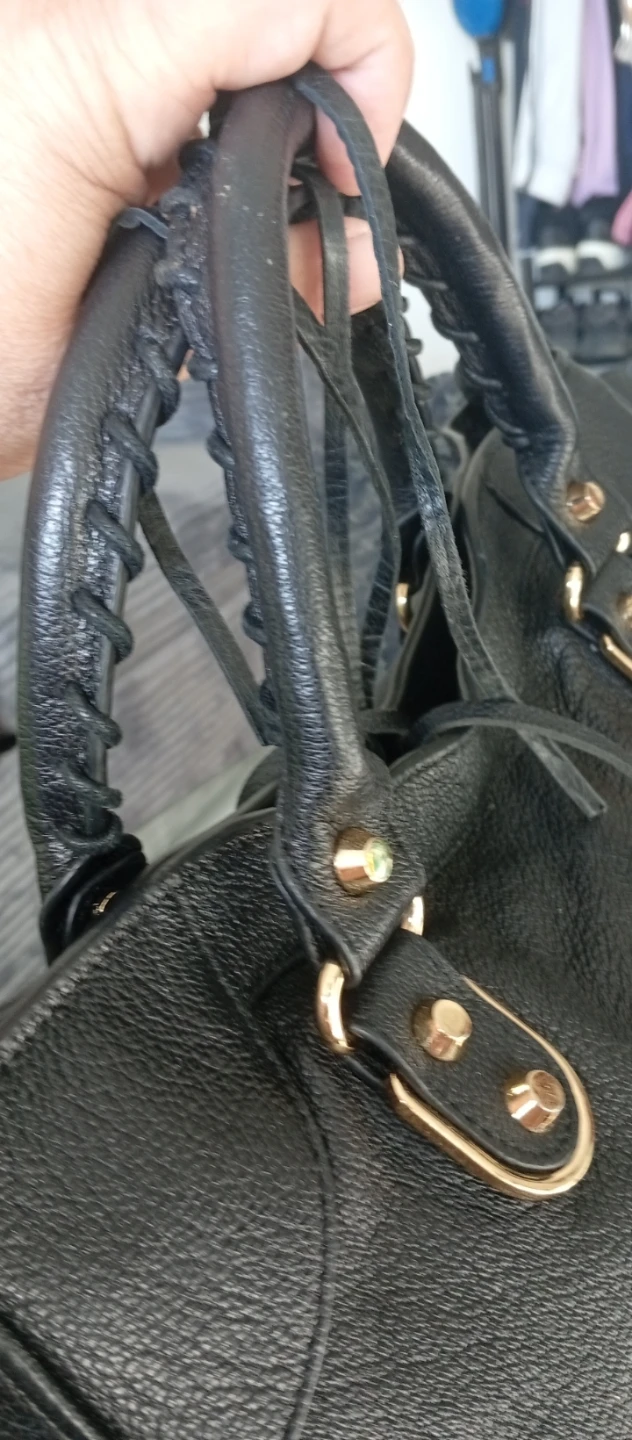 Balenciaga Black Leather Handbag - photo 3